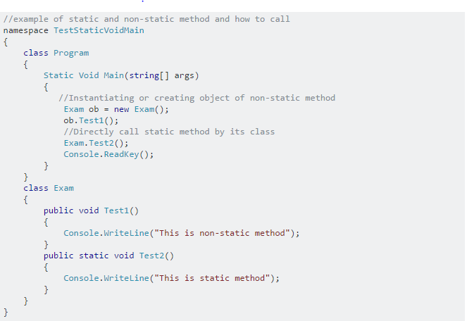 static-method-and-non-static-method-c